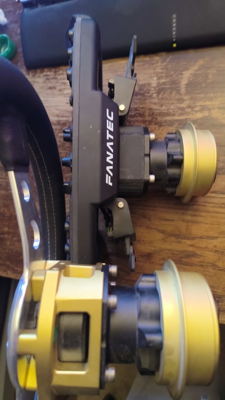 Fanatec F1 Wheel Spacer to equalize wheel distance to podium hub wheels