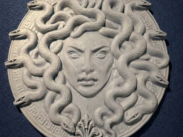 Medusa Bas Relief Wall Hanging