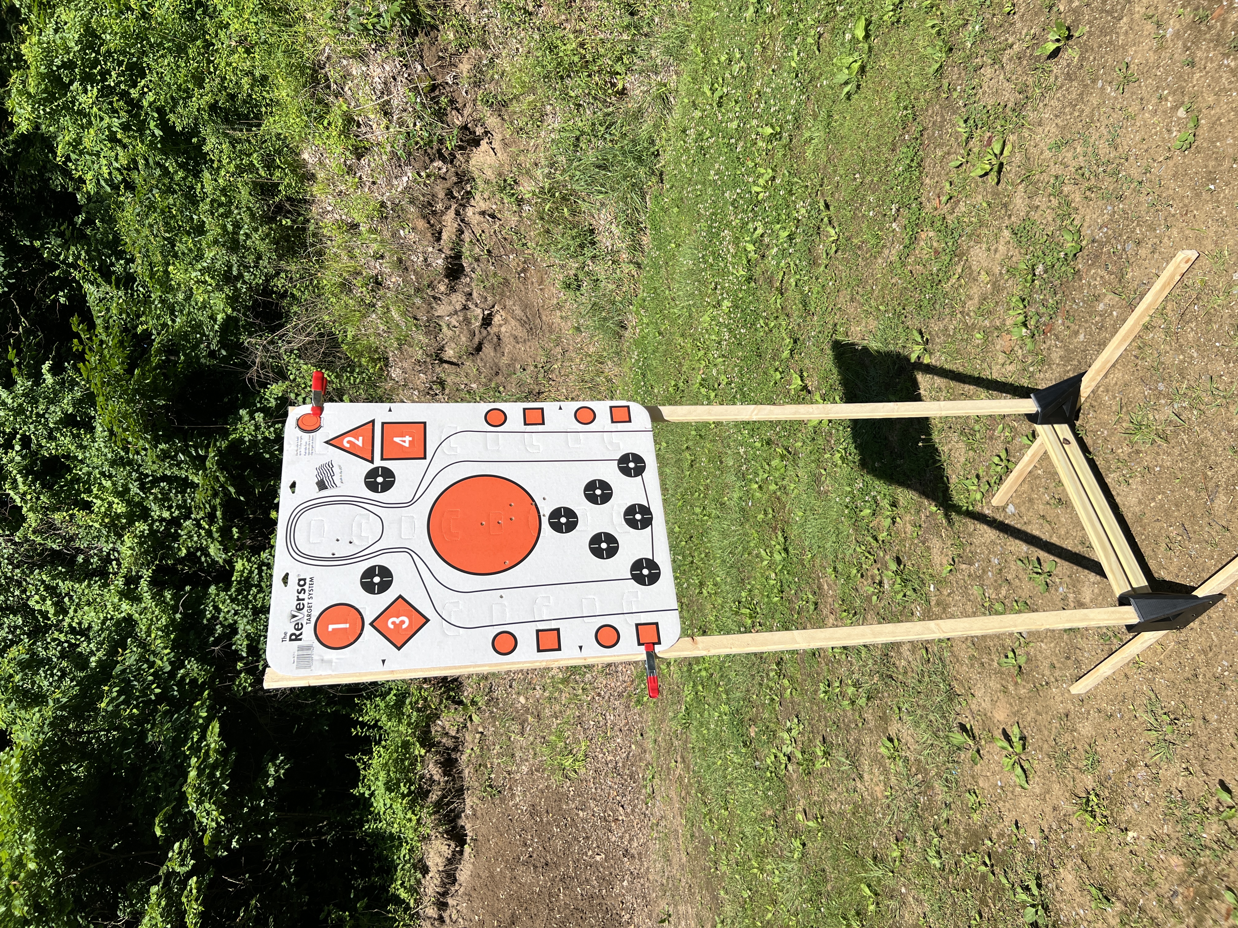 Shooting Target Stand Blocks for 1" x 2" Wood