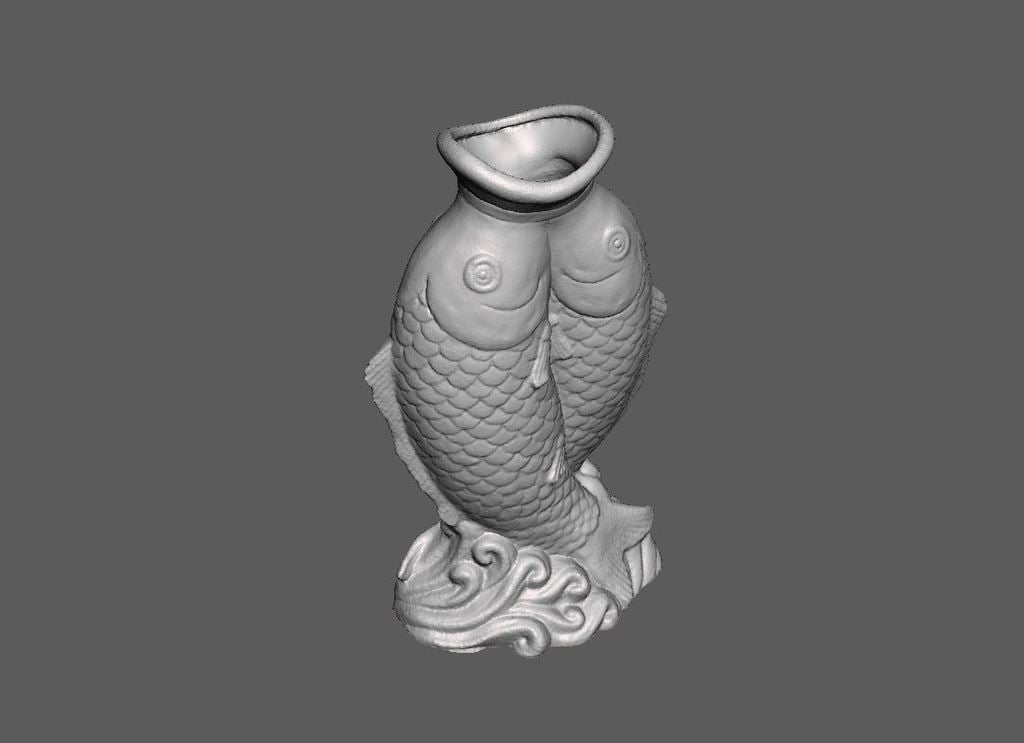 Fish Sculpture Vase