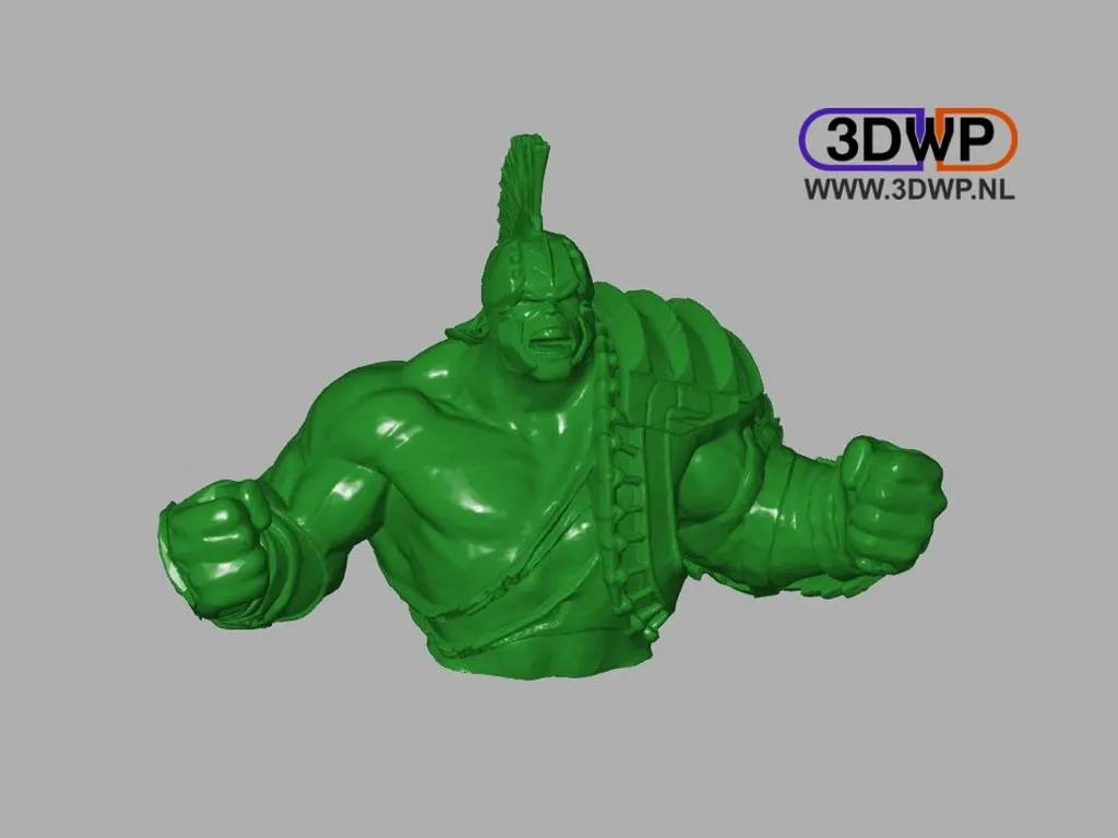 Hulk Bust (Thor Ragnarok) by 3DWP, Download free STL model