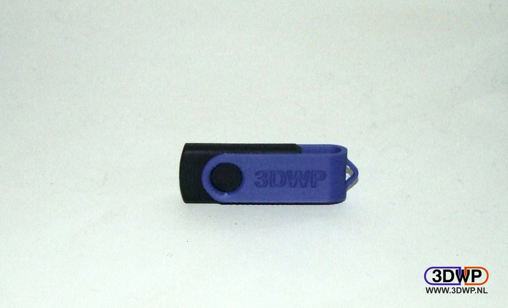 Flash Drive Cover (USB Stick Swivel) by 3DWP Download free STL model