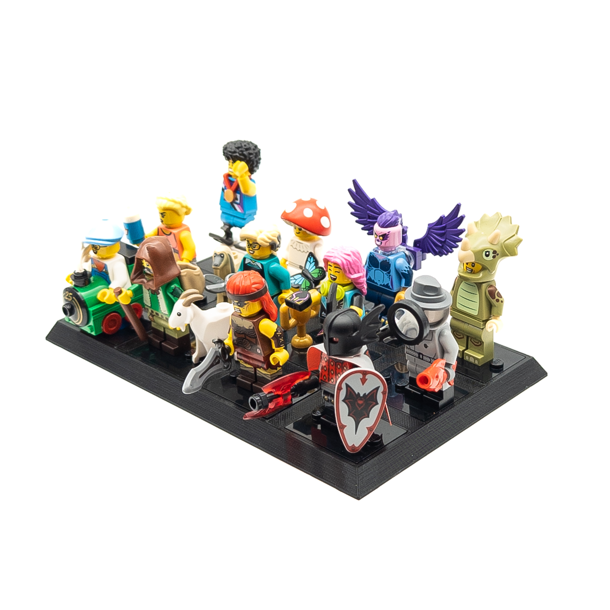 LEGO Collectable Minifigures CMF Display Stand [last update 22.08.2023] by  StawiamKlocki.pl | Download free STL model | Printables.com