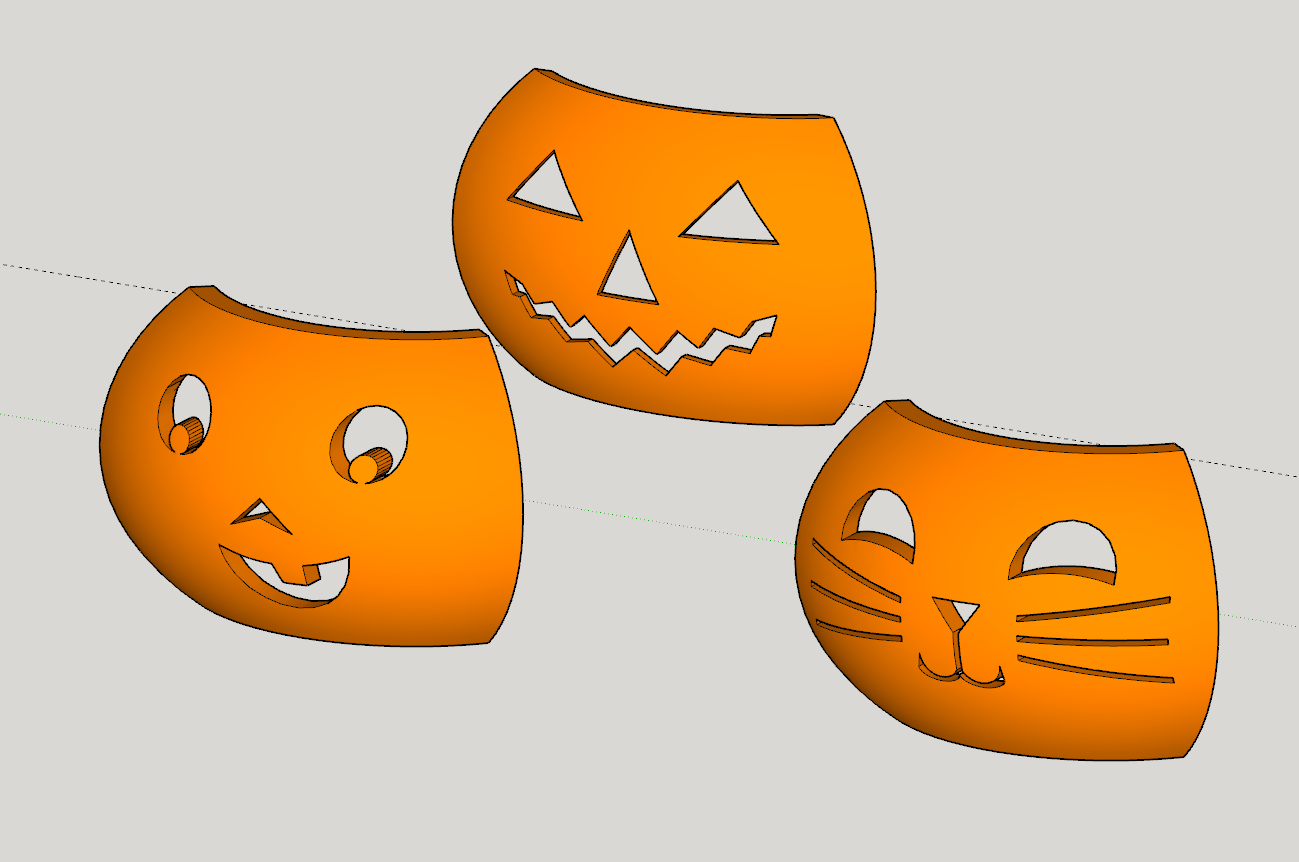 Pumpkin carving templates