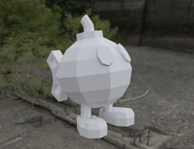 Low Poly Bob-Omb