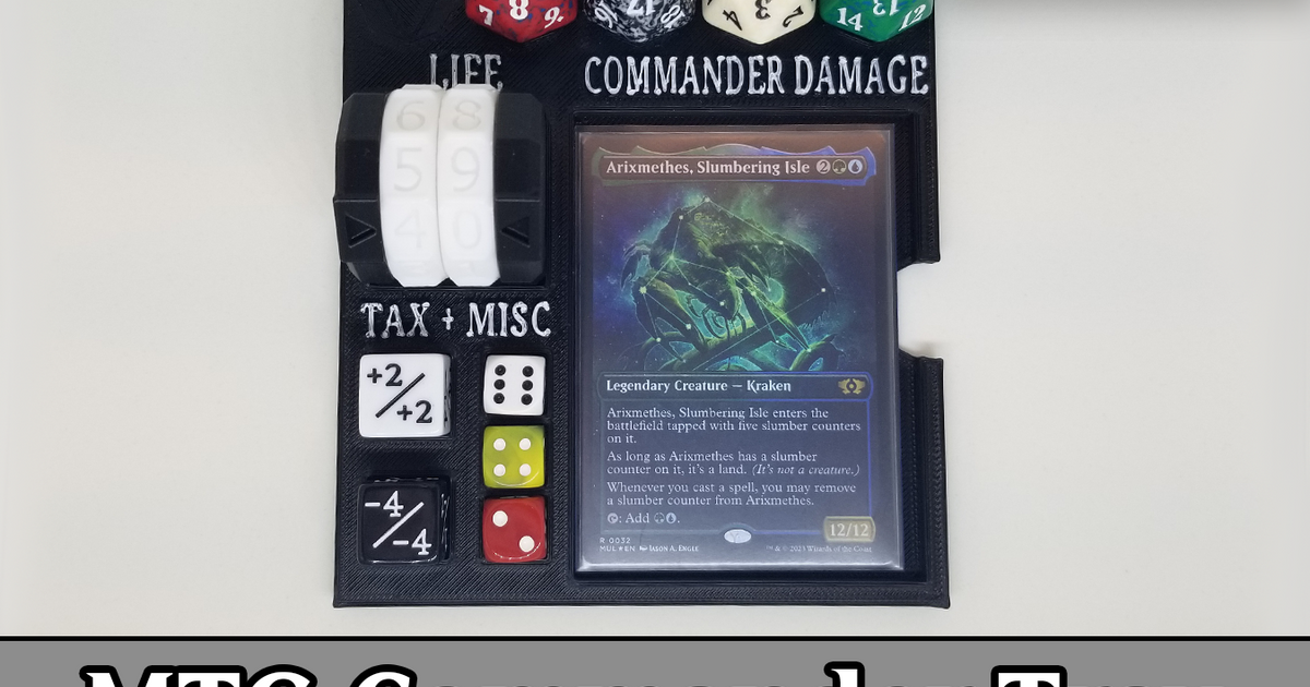 Mtg Accessories MTG Commander Essentials Kit - Life Counter, Token Case ...