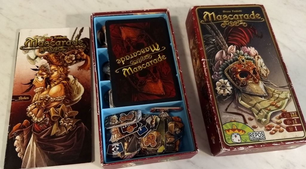 Mascarade Board Game + Expansion Insert