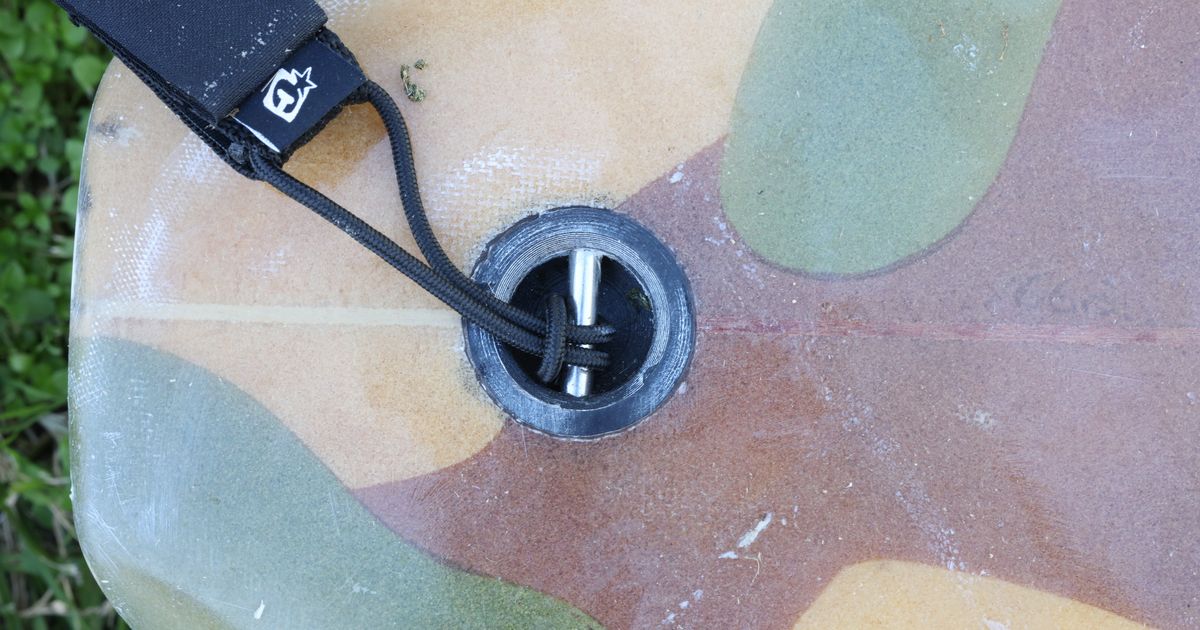 SurfBoard Leash Plug by Over Engineered Download free STL model