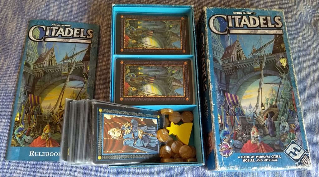 Citadels Board Game Insert