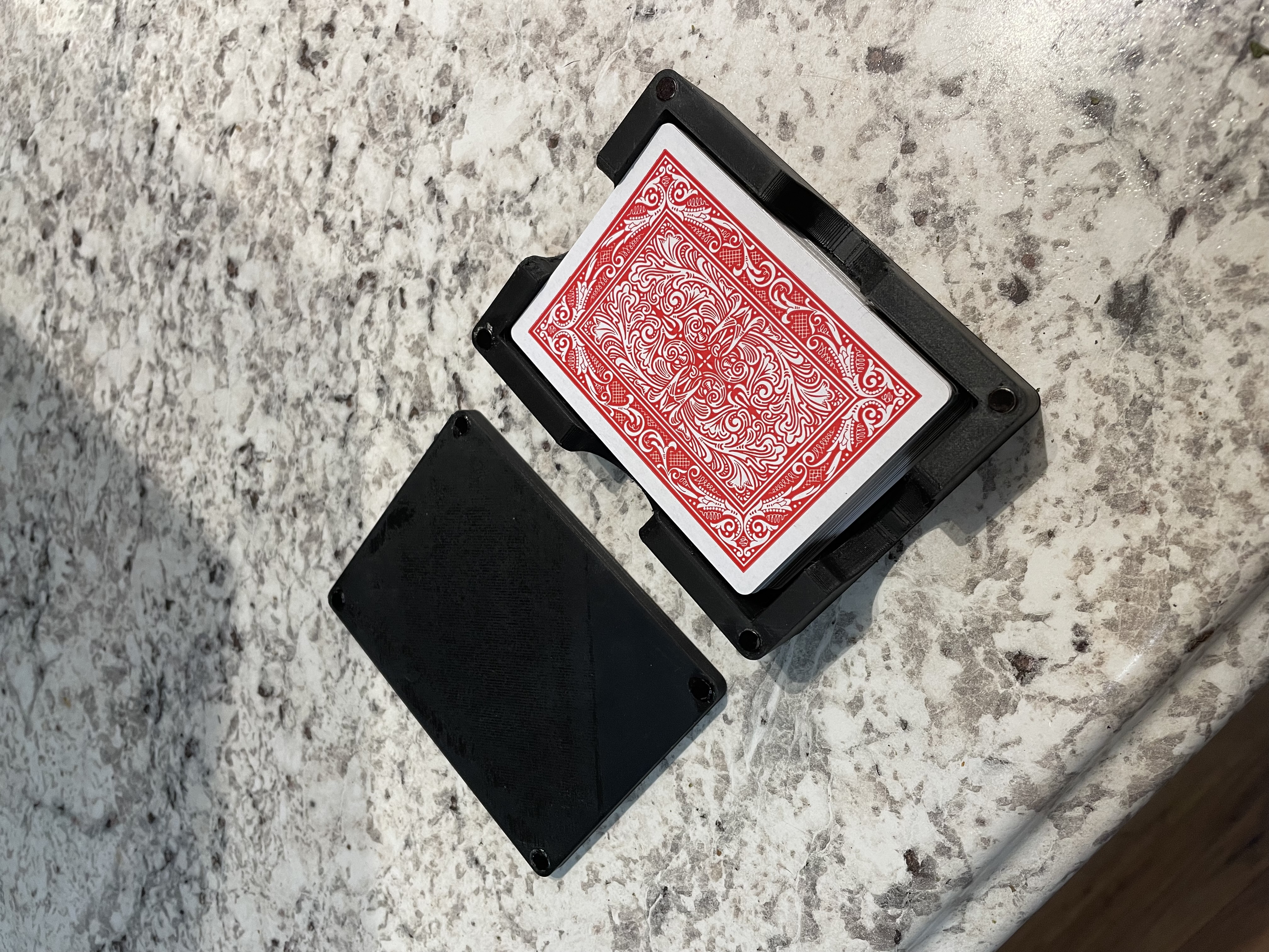 Magnetic Playing Card Holder Box