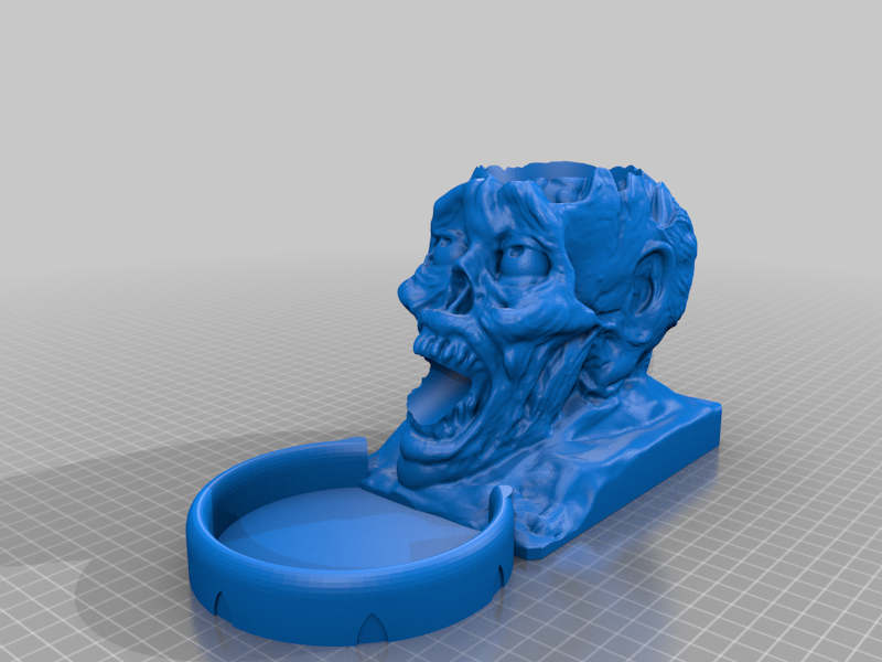 Zombie Brain Dice Tower