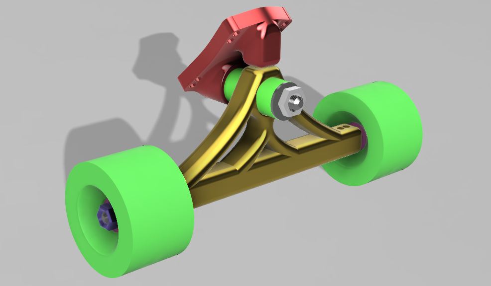 Longboard truck by RaQic | Download free STL model | Printables.com
