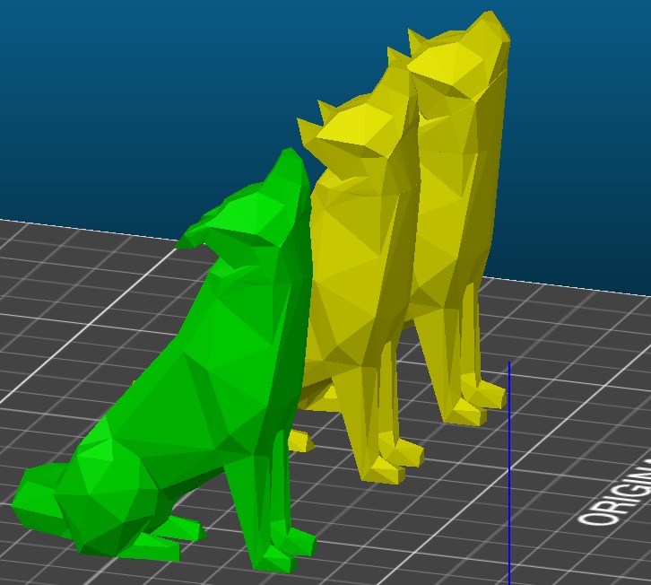 Miniatura 2 do modelo 3D Low Poly Scouts Howling Wolf