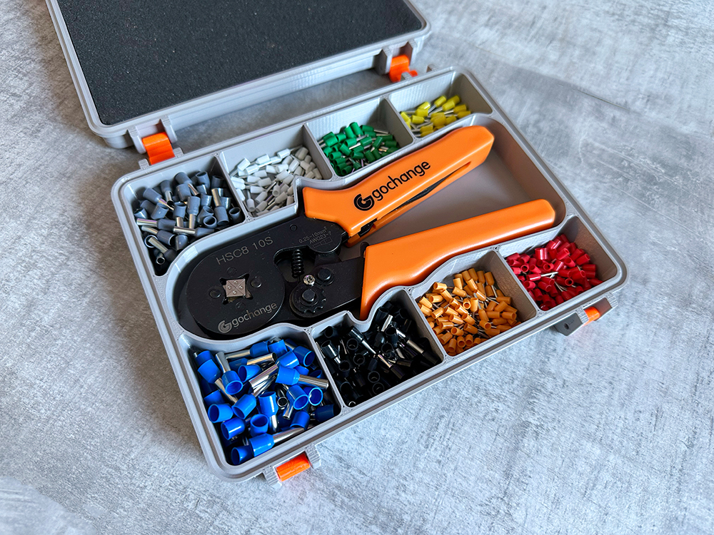 Case for Crimping Tool and Ferrules (based on Frog Box v2.0) by ...