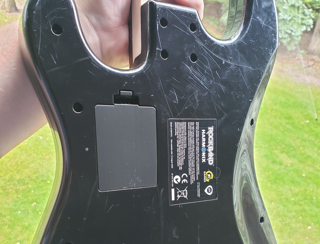 Rock Band Guitar Battery Cover