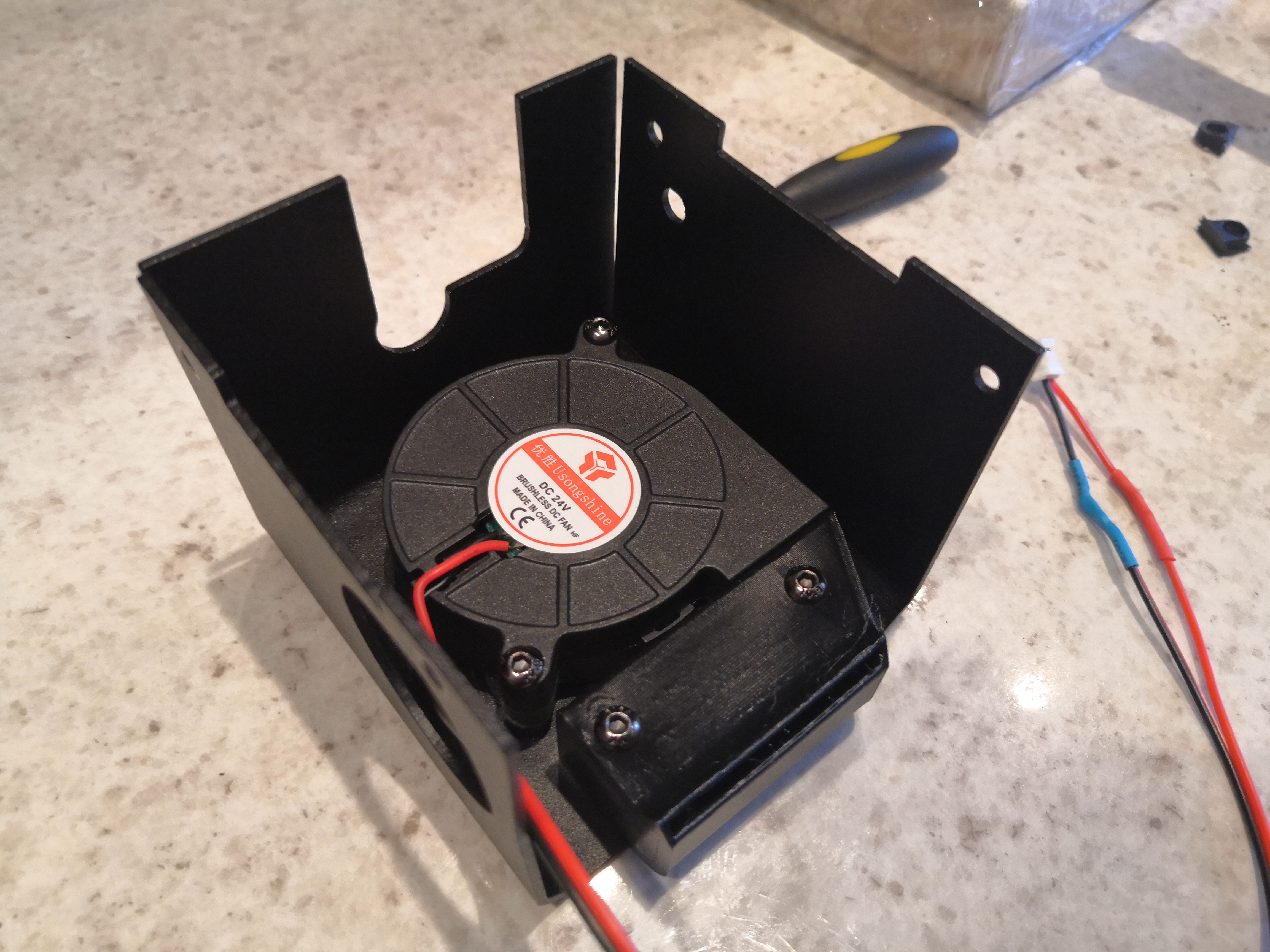 Kingroon KLP1 Head model + Fan duct for 5015 fan