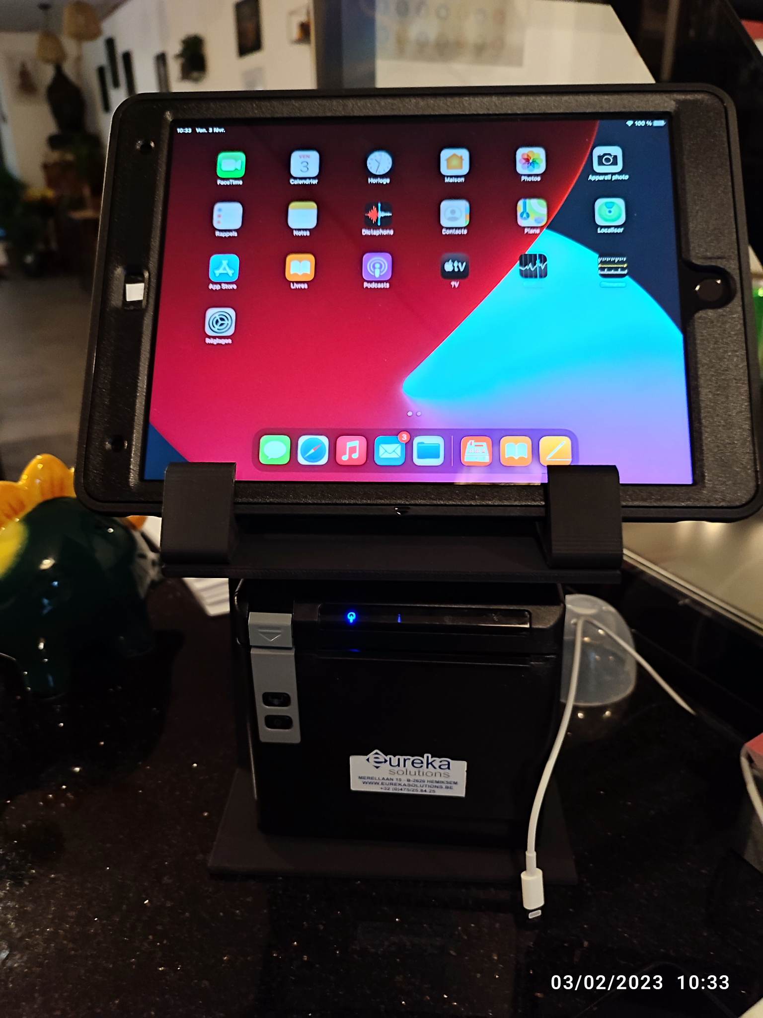 Miniatura 4 do modelo 3D Bill printer tablet support