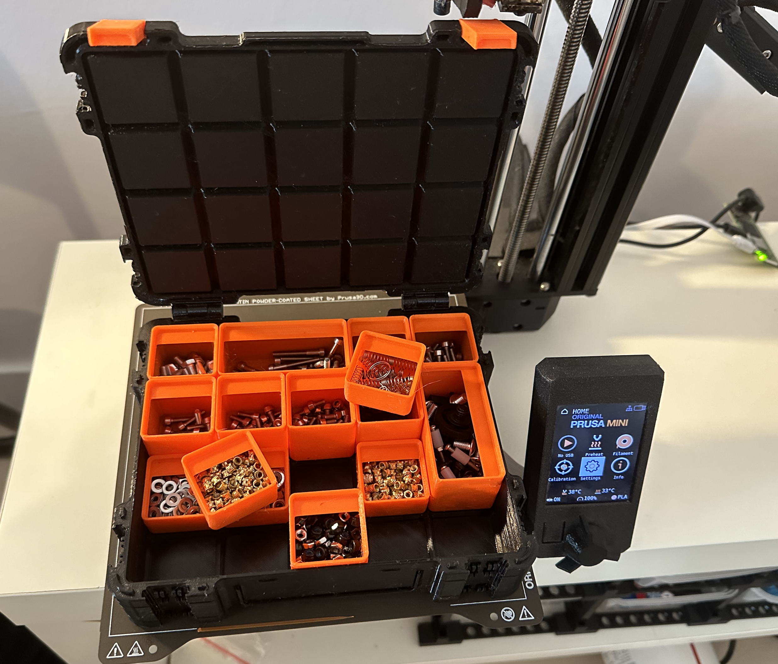 mini Gridfinity Storage Box for PRUSA MINI