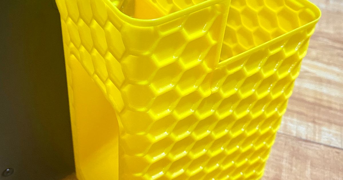 Eco Vase Mode Poop Chute for Bambu Lab P1P with slots by FireZ