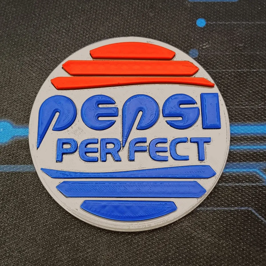 PEPSI Logo Back to the Future 2 por chochi3D | Descargar modelo