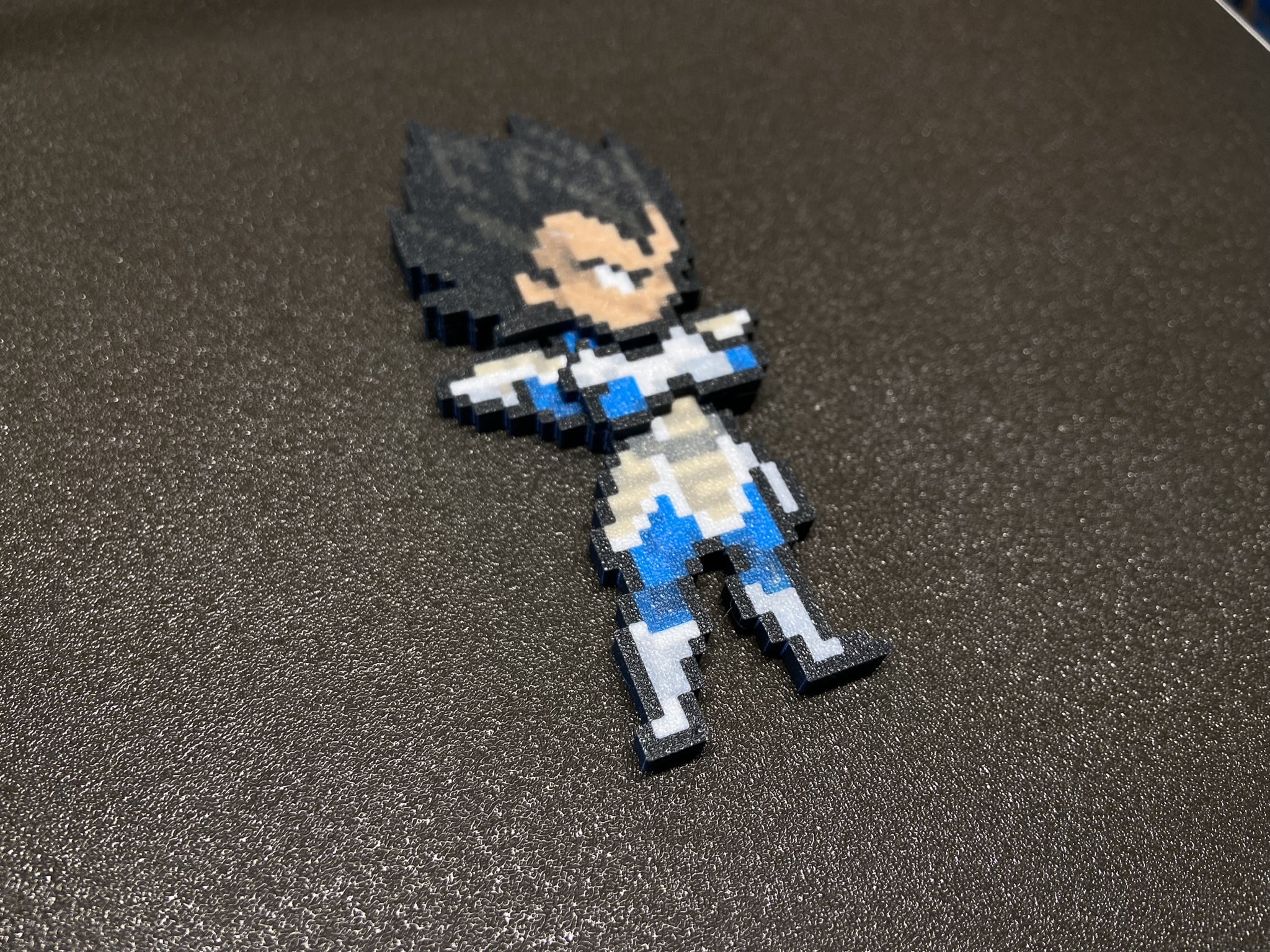Vegeta Saiyan Saga Dragon Ball Z Multicolored Magnet