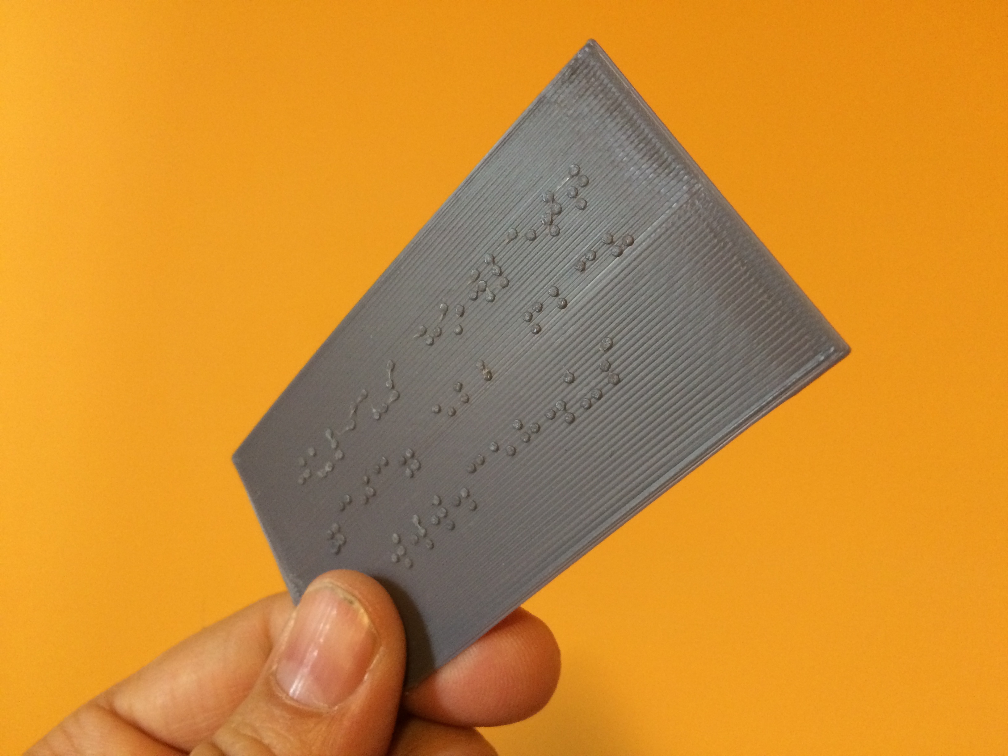 Braille Business Card Maker by Julius3E8 Download free STL model