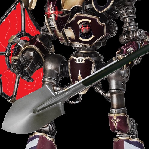 Trench Knight shovel