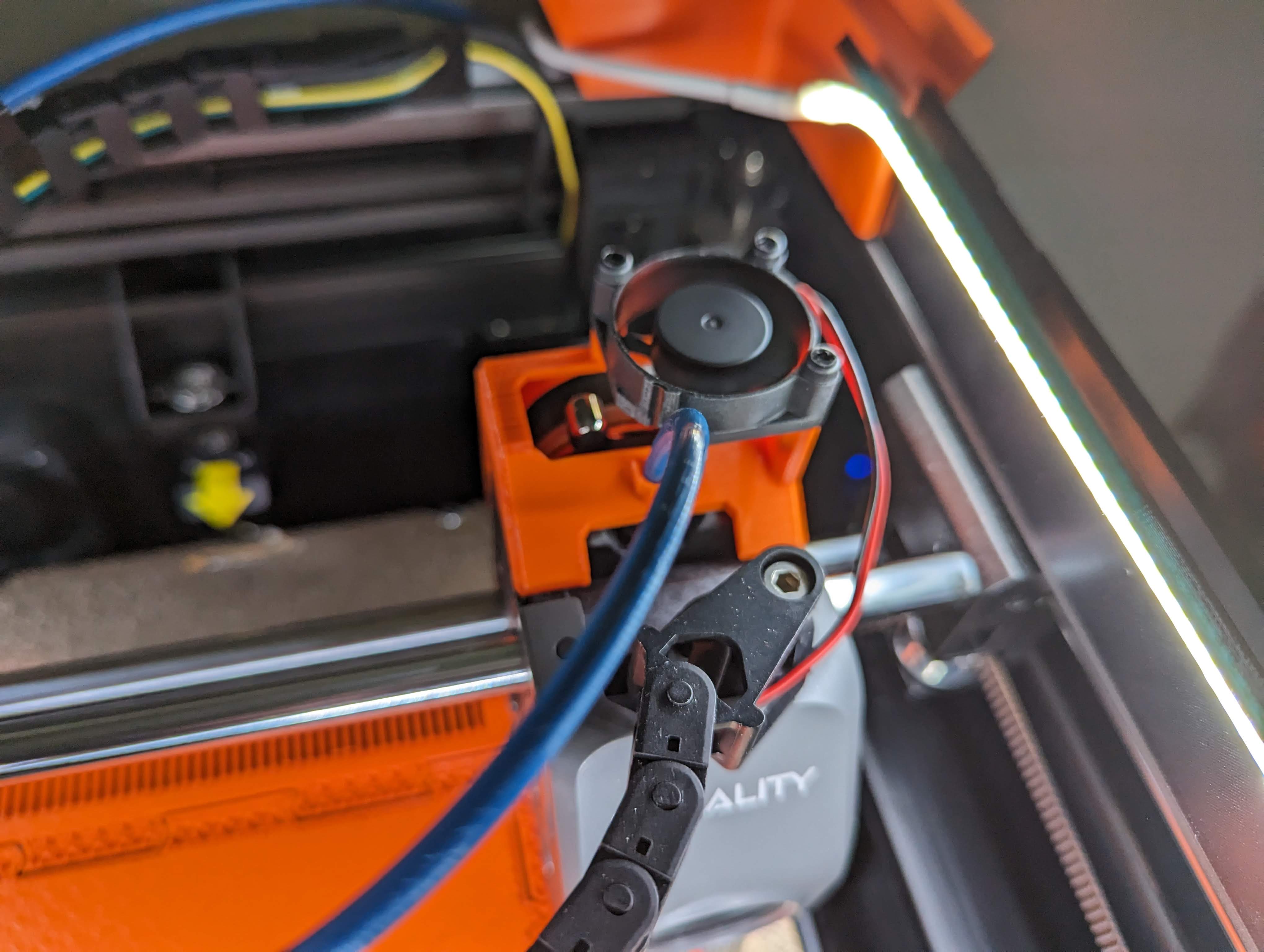 Extruder fan mount for Creality K1
