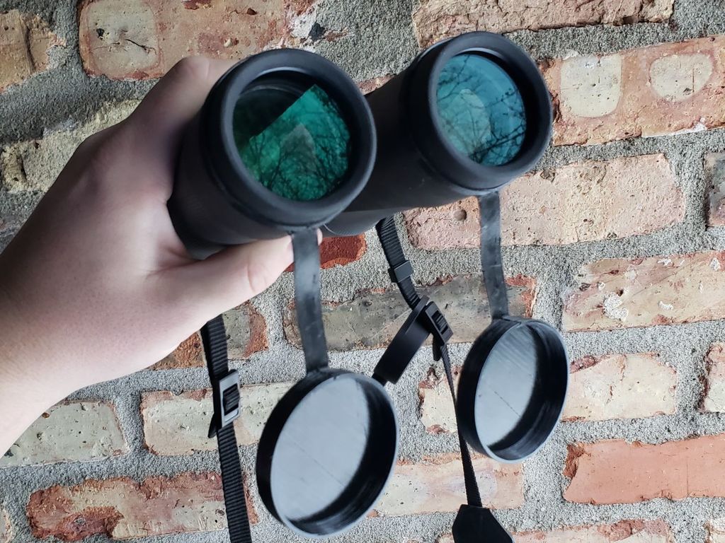 Binocular Lens Cap 54mm OD for flexible filament