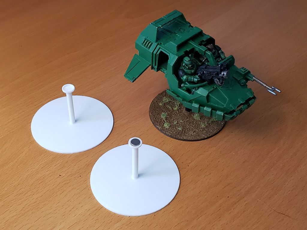 Warhammer 40k flying bases by Beaver Download free STL model