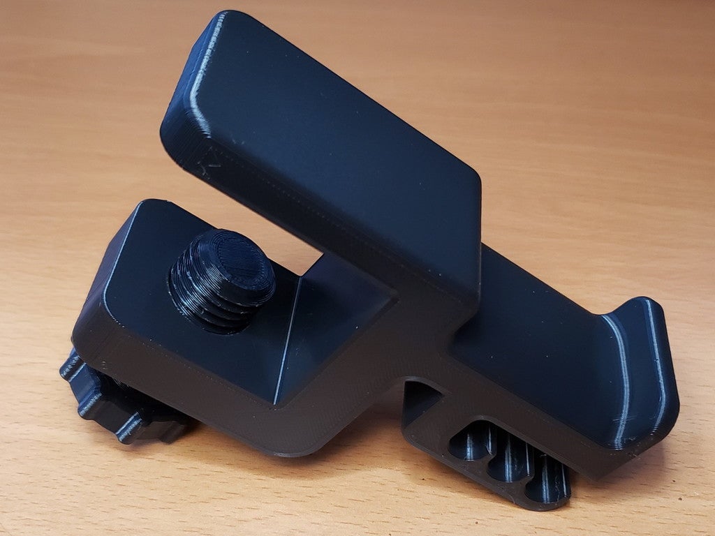 Desk Mount Headphone Holder / Mount / Clamp - reversed cable holder