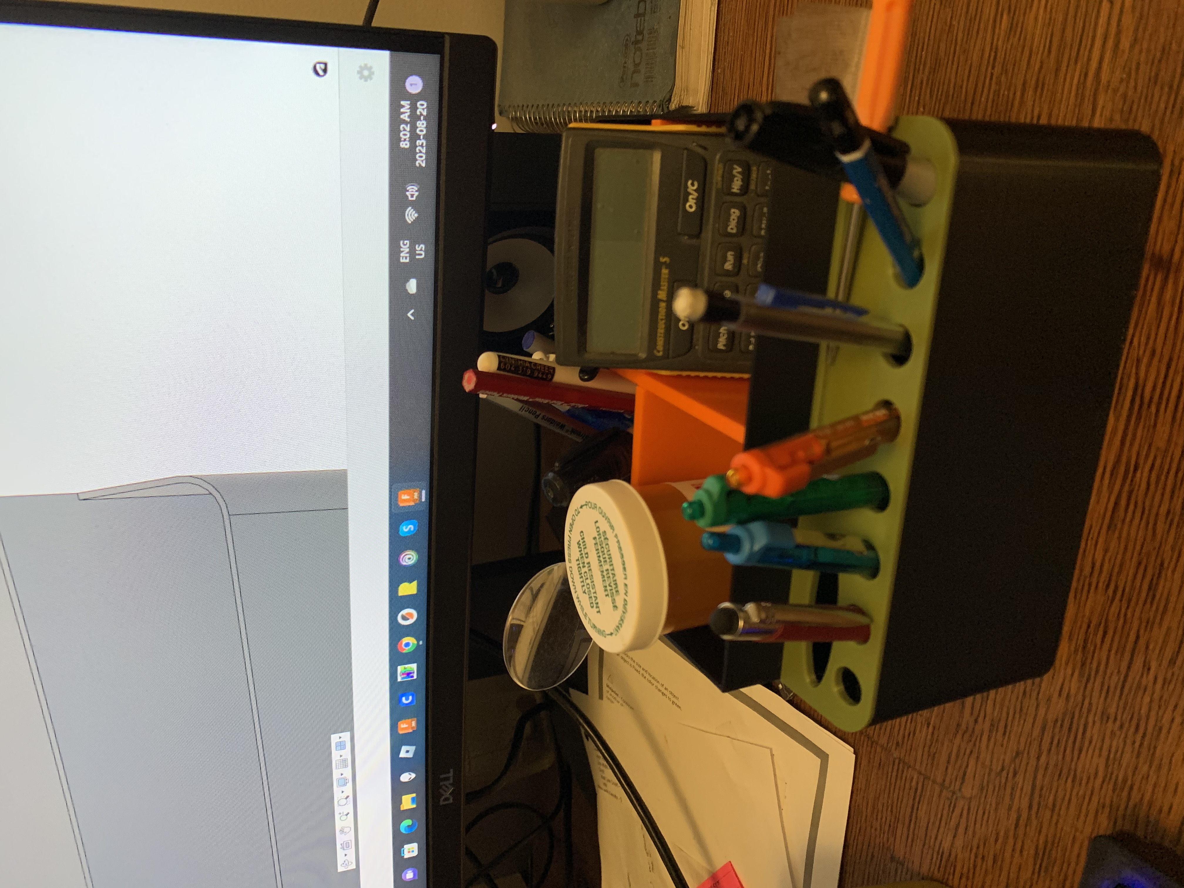 desk organizer - place to put junk too