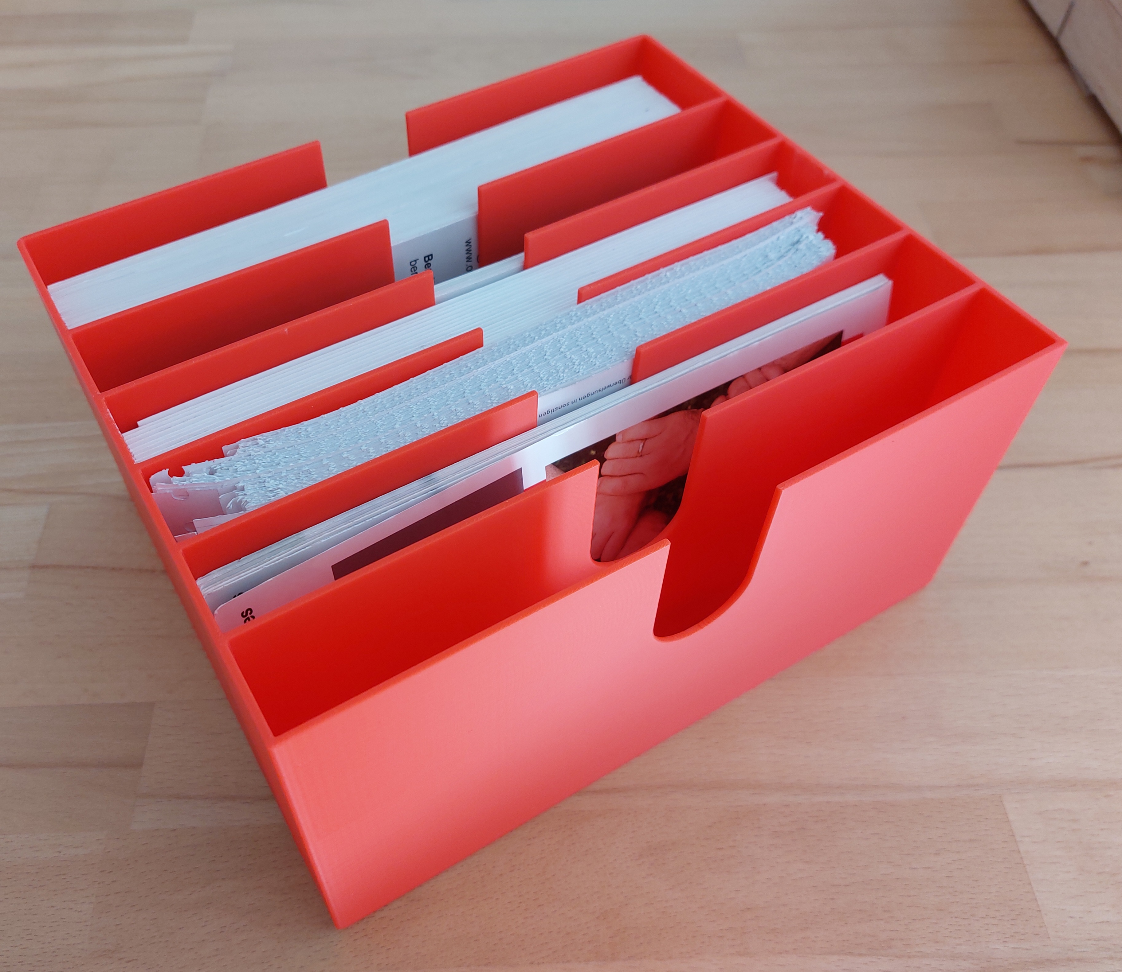 Flyers Sortingbox DIN Lang Flyer Sortierbox Sortiereinsatz