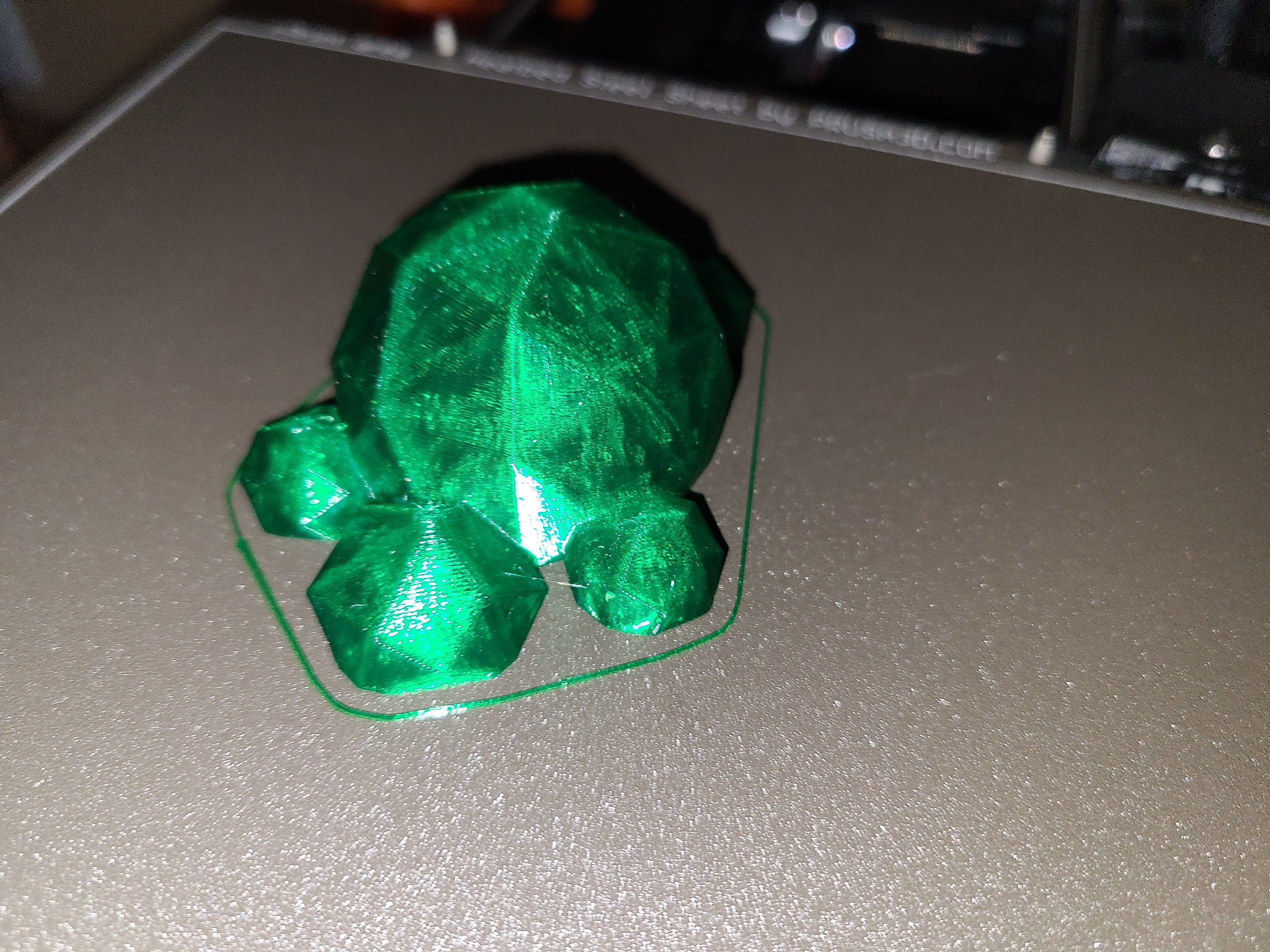 Miniatura 3 do modelo 3D Low-poly turtle diving into Printables!