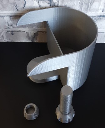 Miniatura 4 do modelo 3D Desk Trash Bin clamp