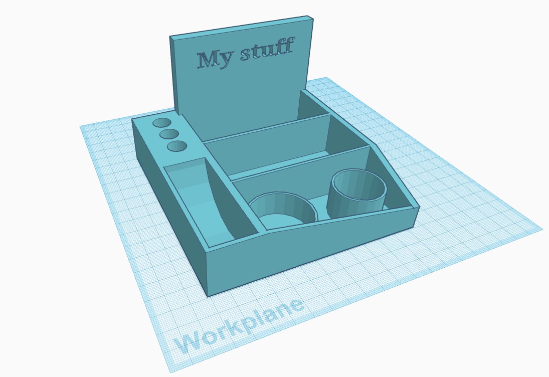 Office desk tray organizer