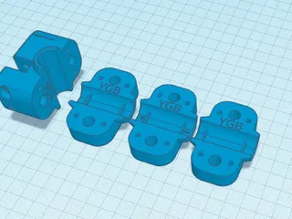 Resin printer fume extraction bolt-through magnetic coupler by Erik van de  Pol, Download free STL model