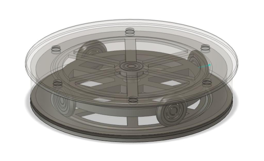 Cake turntable