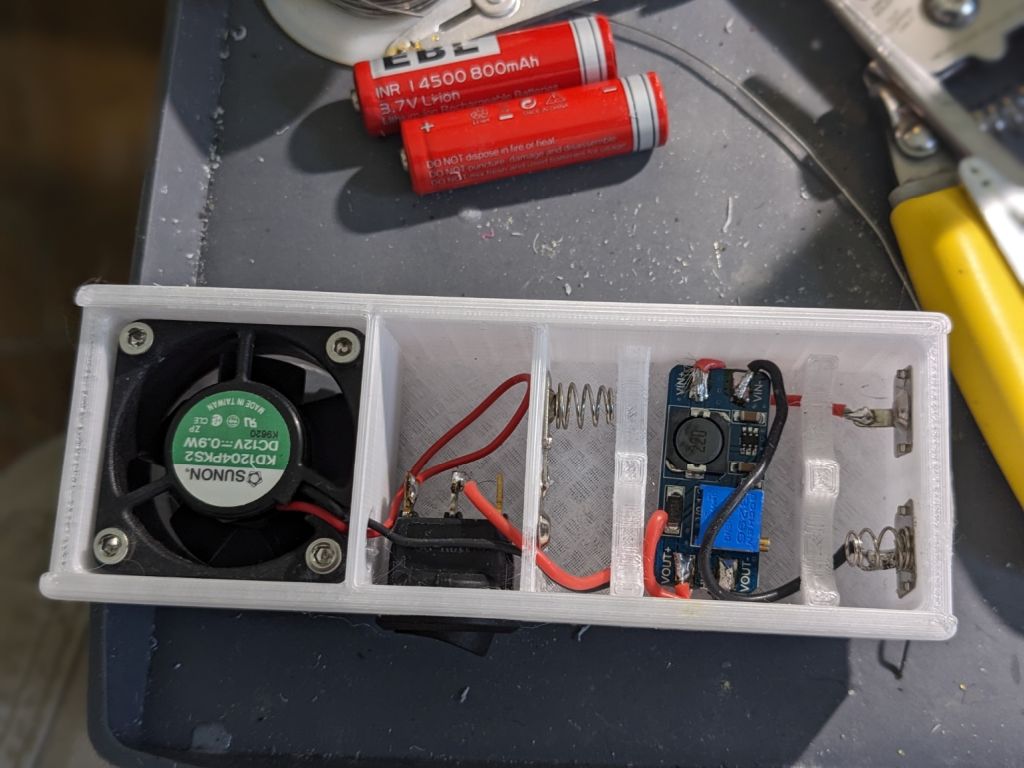 Self powered air filter