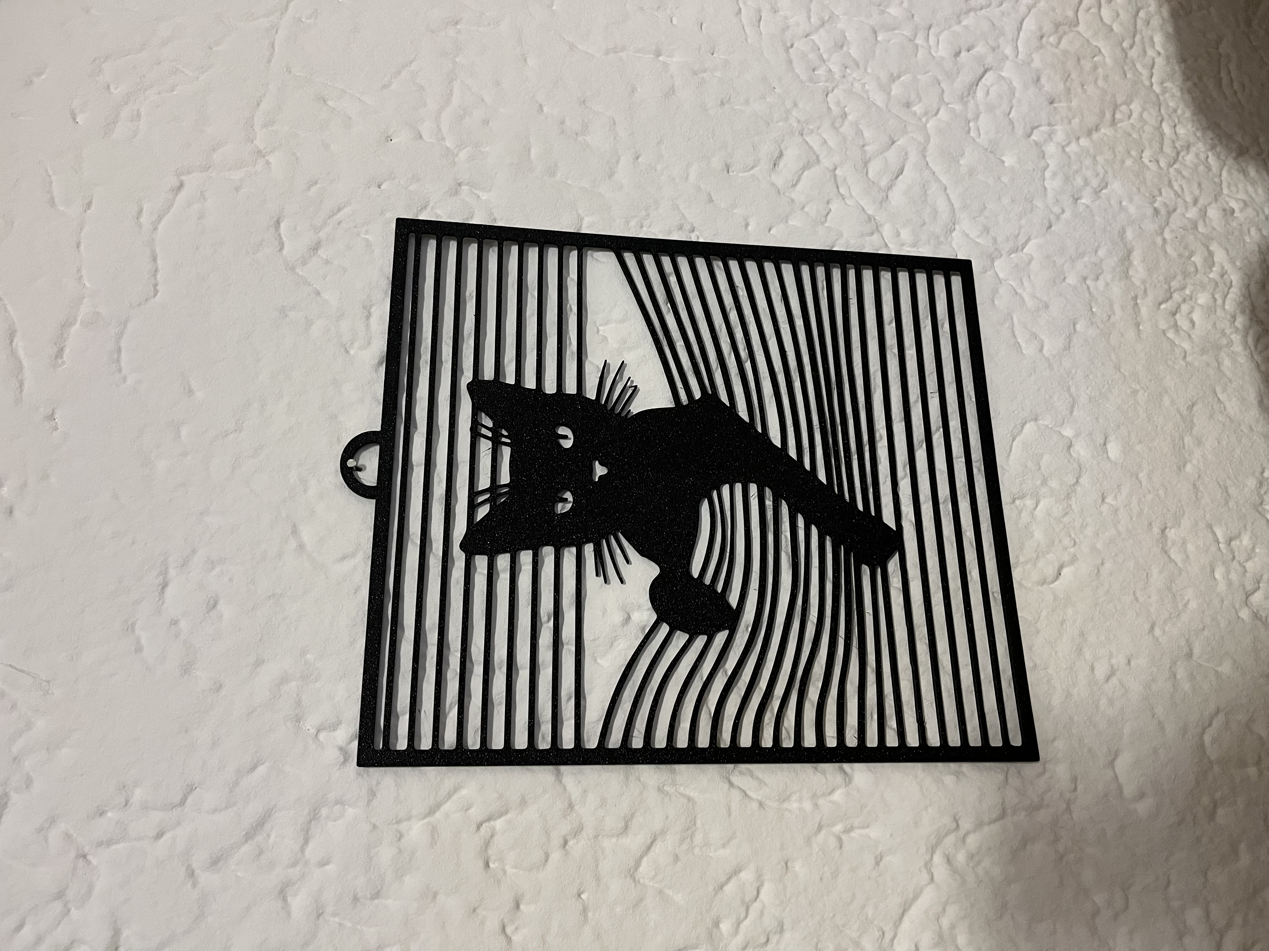 Miniatura 3 do modelo 3D Cat Shadow Wall Art