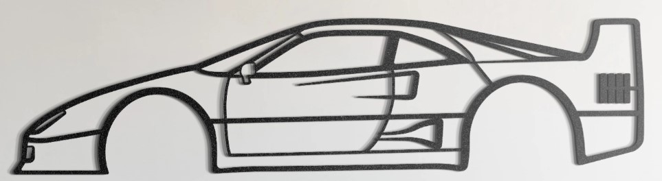 Ferrari F40 Shilouette