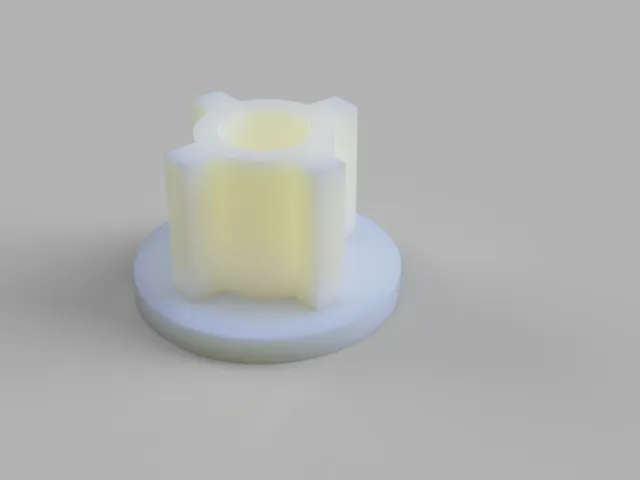 Toilet screw spacer
