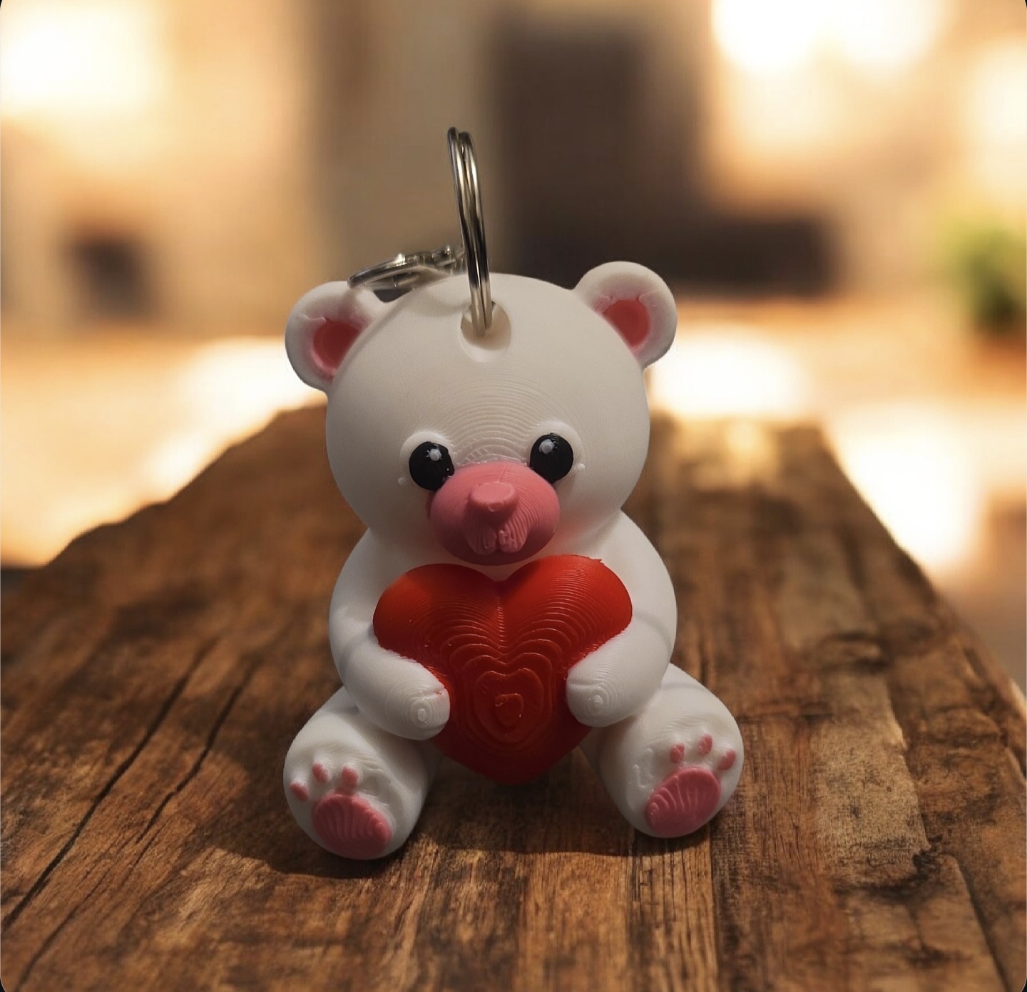 VALENTINES BEAR KEYRING — thumbnail 3