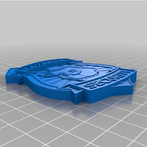 STL file Security Badge 3D Print File Inspired by Five Nights at Freddy's