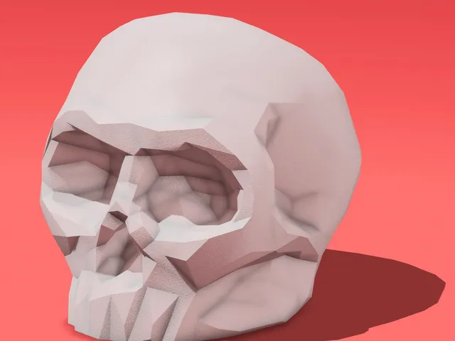 Low Poly Skull