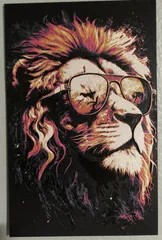Hueforge Lion with Shades