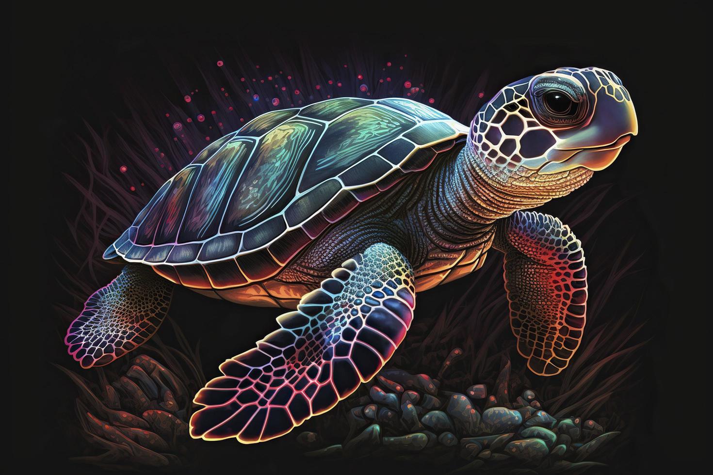 Miniatura 2 do modelo 3D Hueforge Sea Turtle