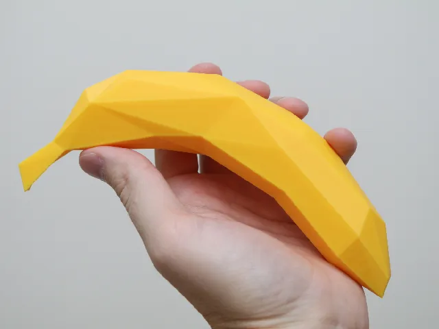 Low Poly Banana