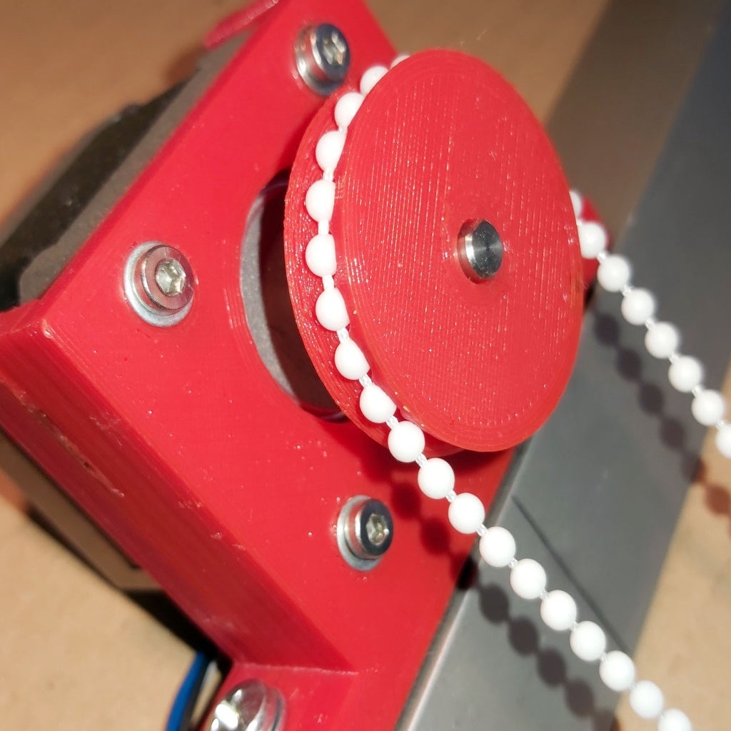 Parametric Ball Chain Pulley by Jeřabina Download free STL model