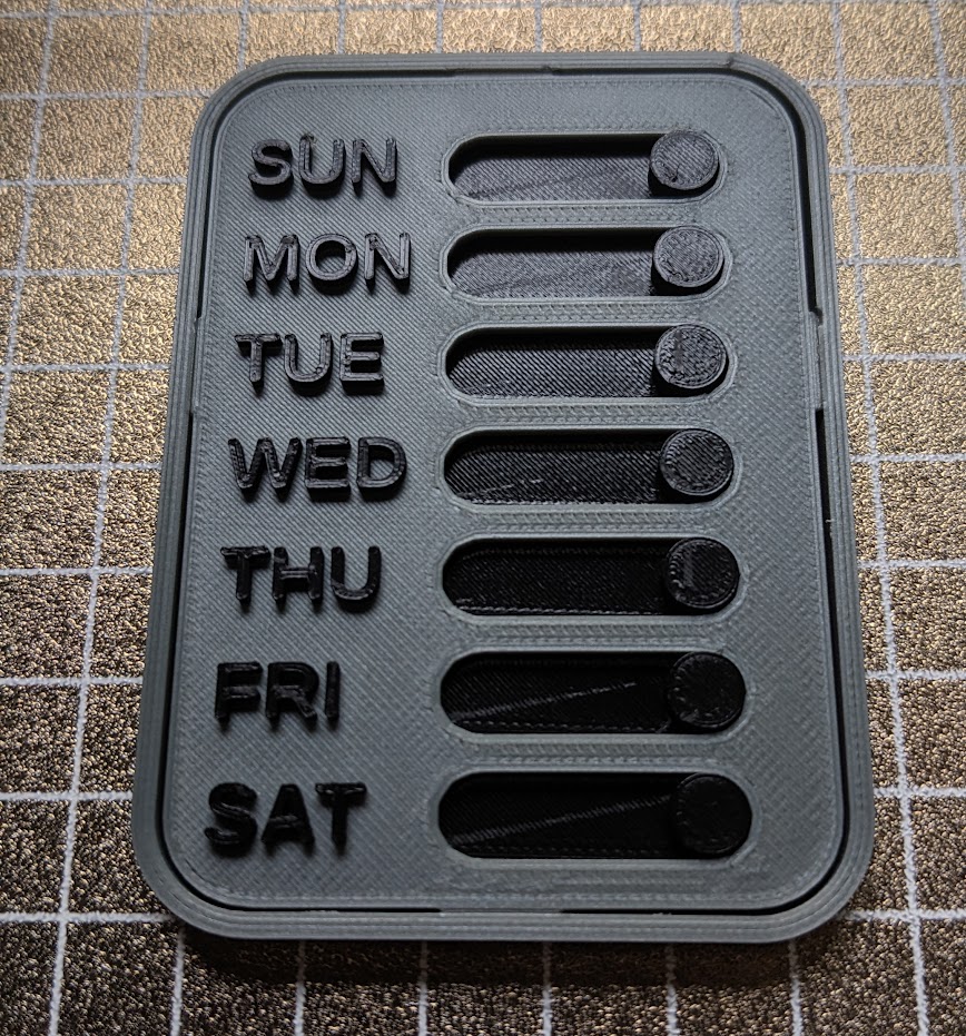Weekly Reminder Sliders